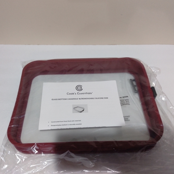 NEW Cooks Essential Glass Bottom Casserole Pan with Removable Silicone R… - Picture 2 of 7